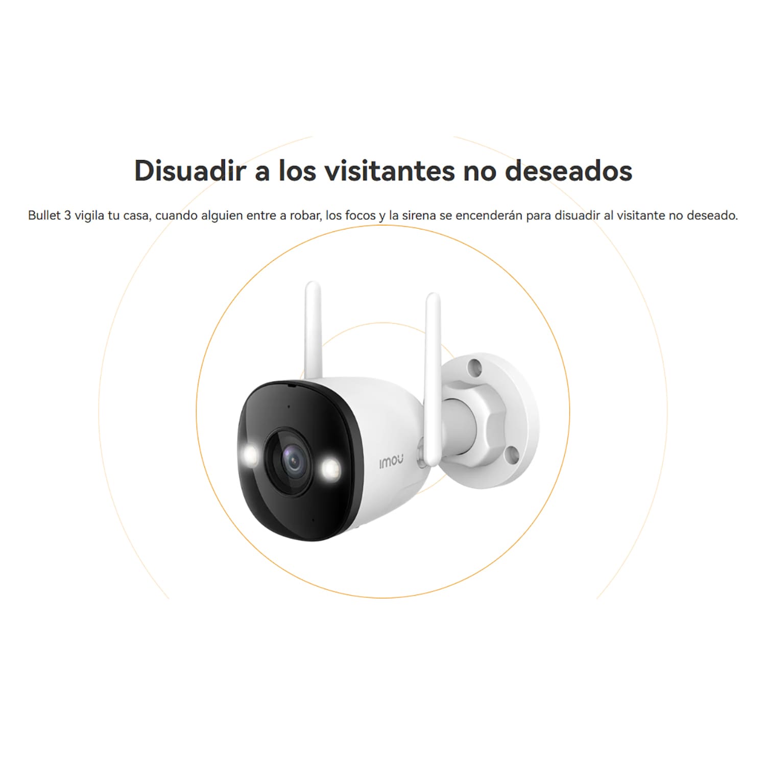 IMOU - CÁMARA VIGILANCIA WIFI BULLET 3 5MP 3K EXTERIOR AUDIO DOBLE VÍA SIRENA - 5