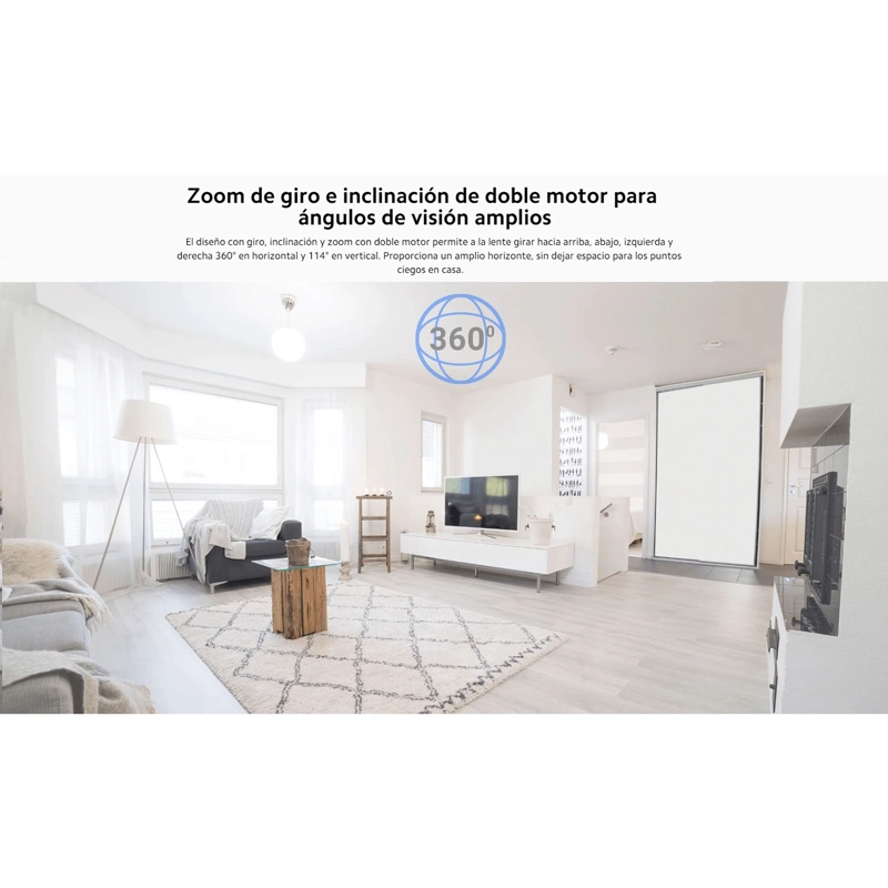 CÁMARA SEGURIDAD XIAOMI C500 PRO 3K CAPACIDAD 256GB AUDIO DOBLE VÍA DETECCIÓN IA MASCOTAS - 4