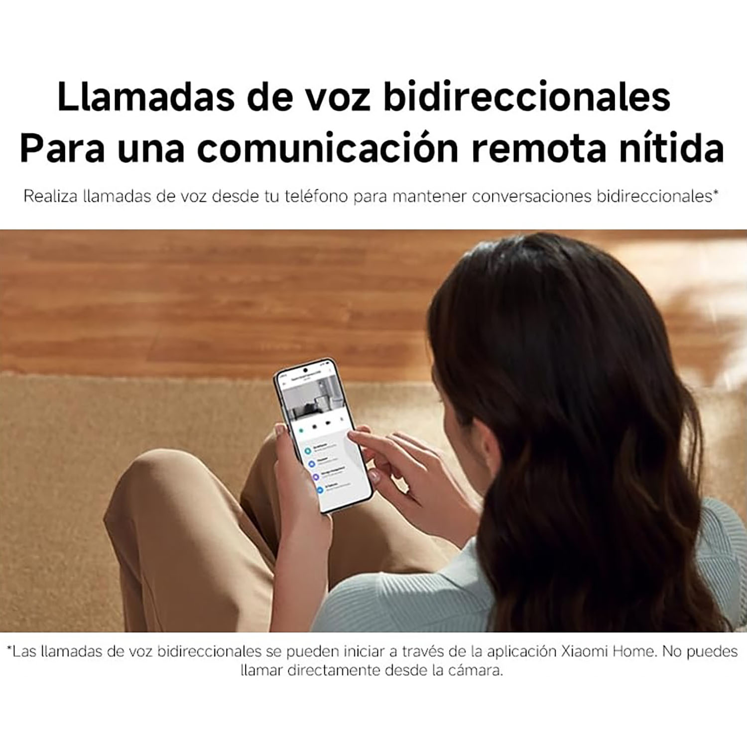 CÁMARA SEGURIDAD XIAOMI C100 2K CAPACIDAD 256GB DETECCIÓN IA RUIDO FUERTE AUDIO DOBLE VÍA - 3