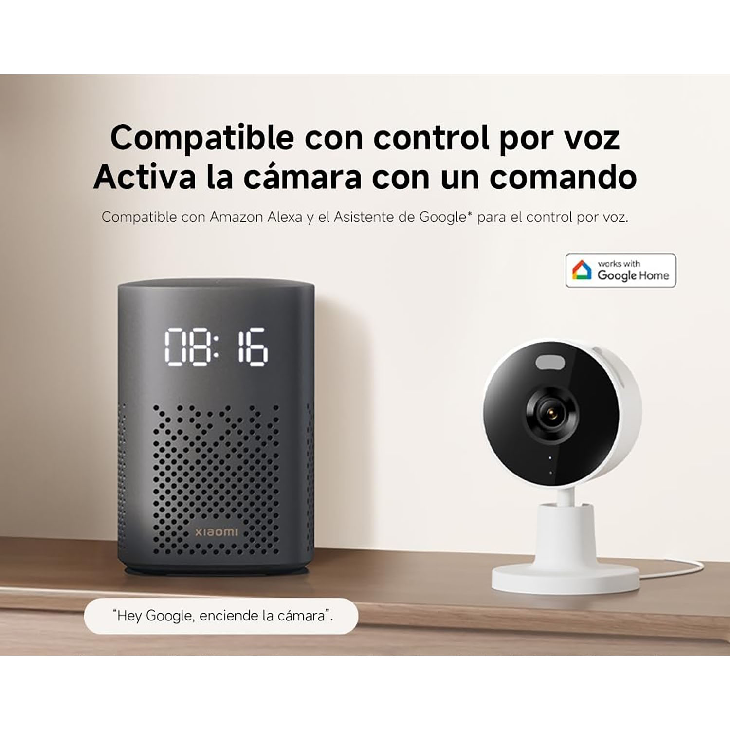 CÁMARA SEGURIDAD XIAOMI C100 2K CAPACIDAD 256GB DETECCIÓN IA RUIDO FUERTE AUDIO DOBLE VÍA - 5