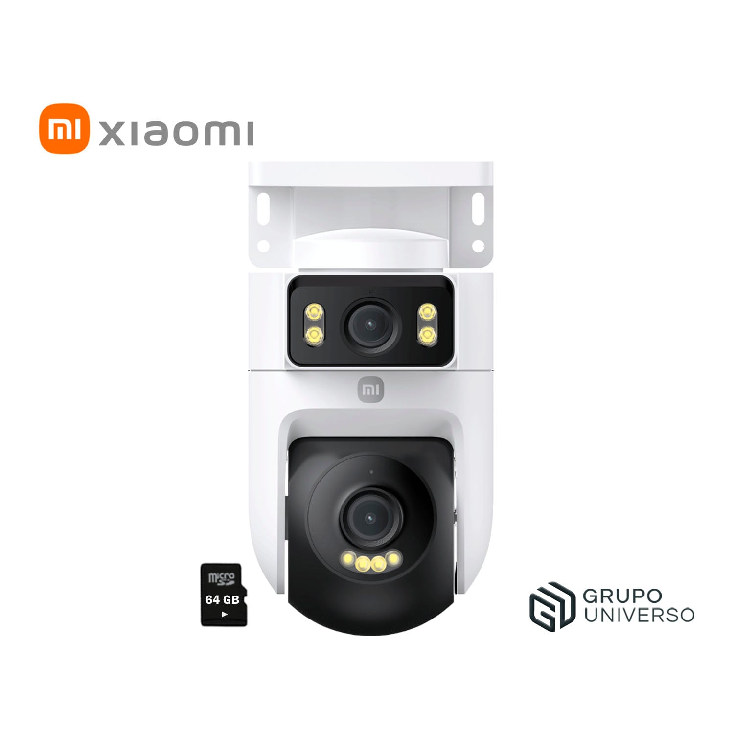 CÁMARA SEGURIDAD XIAOMI CW500 DUAL 2,5K 4MP + SD 64GB DOBLE LENTE DETECCIÓN VEHÍCULOS - 1