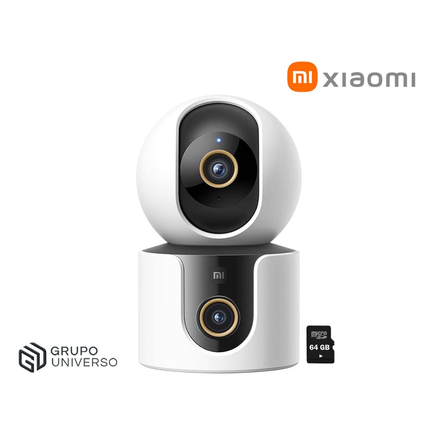 CÁMARA SEGURIDAD XIAOMI C300 DUAL 3MP + SD 64GB DOBLE LENTE AUDIO DOBLE VÍA DETECCIÓN IA - 1
