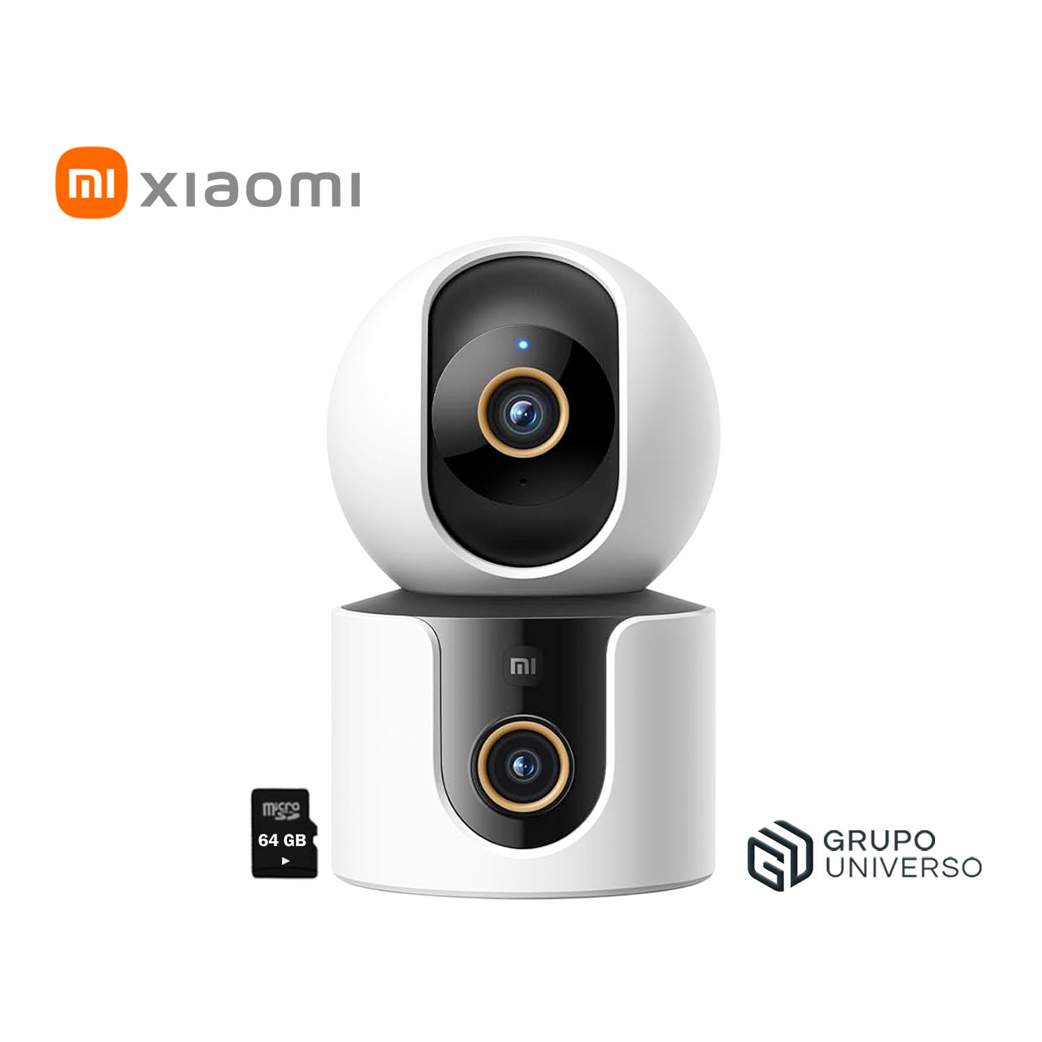 CÁMARA SEGURIDAD XIAOMI C500 DUAL 4MP + SD 64GB DOBLE LENTE AUDIO DOBLE VÍA DETECCIÓN IA - 1