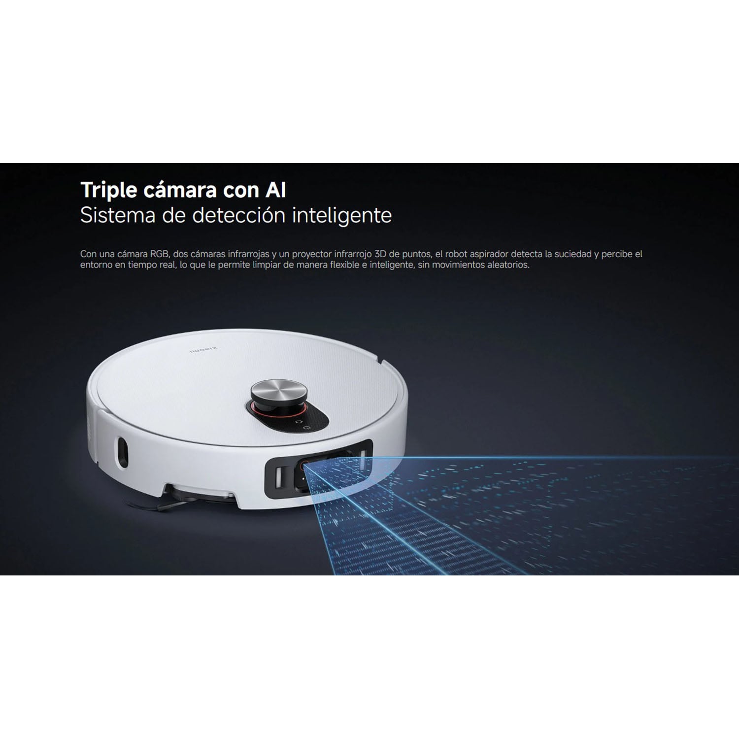 ASPIRADOR ROBOT VACCUM 5 PRO XIAOMI DETECCIÓN IA OBSTÁCULOS SUCCIÓN 20000PA - 3
