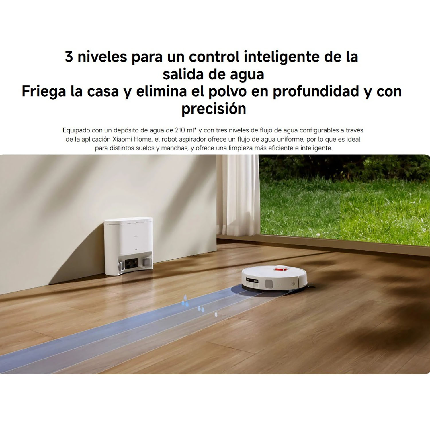 ASPIRADOR ROBOT VACUUM H40 XIAOMI BLANCO 10000PA NAVEGACIÓN LDS AUTOVACIADO - 3