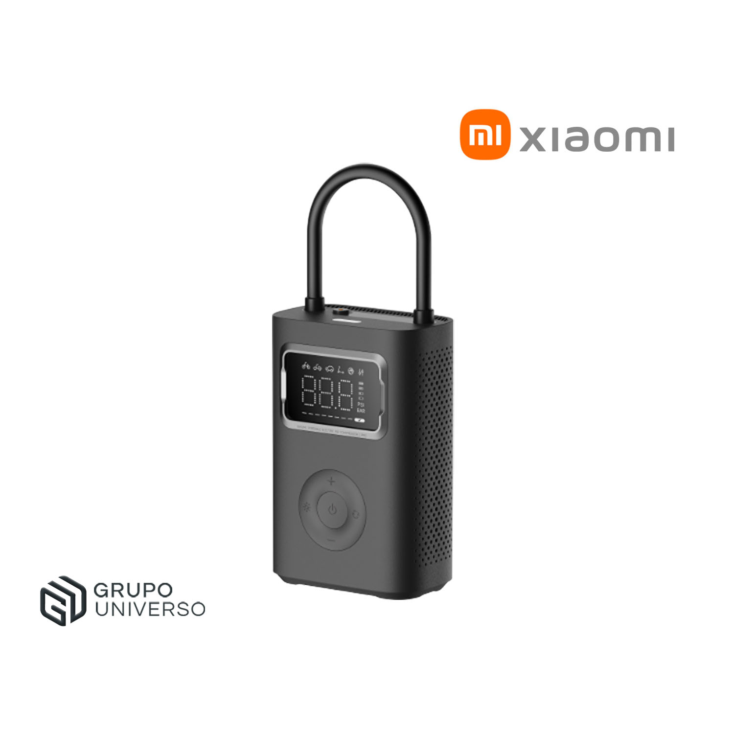 COMPRESOR DE AIRE XIAOMI 2 PRO PRESIÓN 150PSI INFLADO 45SEG LUZ LED EMERGENCIA - 1