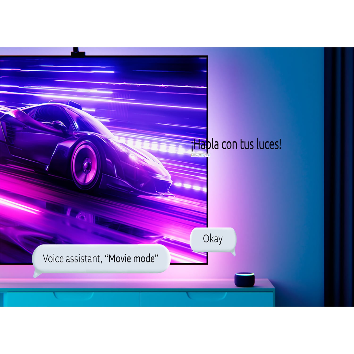 CINTA LED NEXXT NHB-S615 CÁMARA PARA TELEVISORES 55-65' SINCRONIZADOR DE COLOR - 2