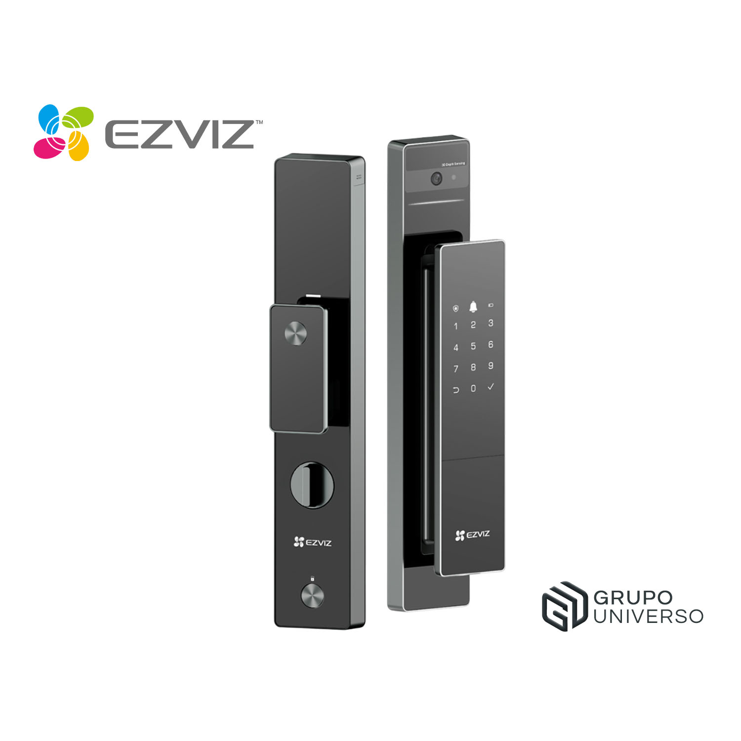 CERRADURA SMART EZVIZ DL50FVS FACE ID DESBLOQUEO MÚLTIPLE AUDIO BIDIRECCIONAL - 1