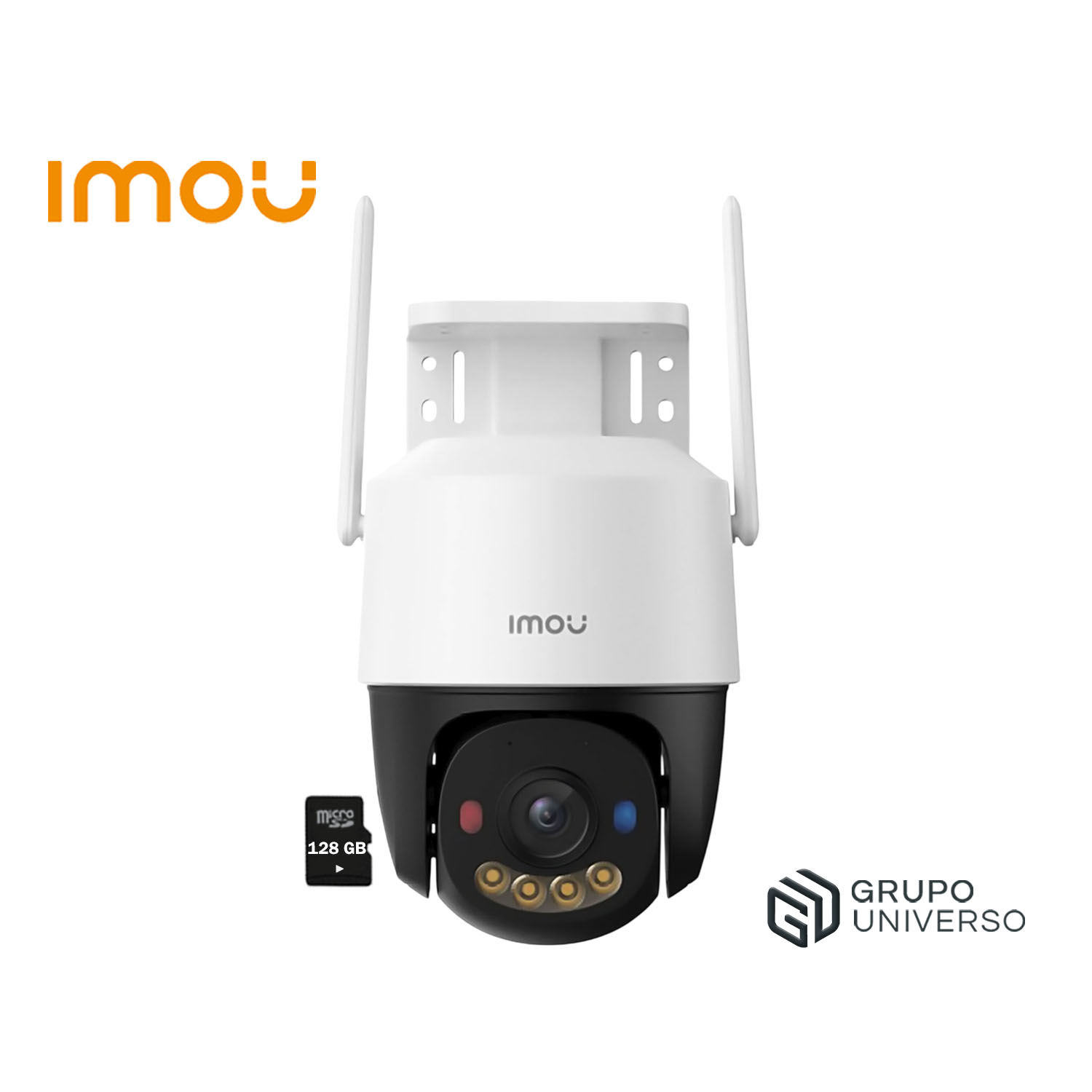 CÁMARA SEGURIDAD IMOU CRUISER SC 8MP DETECCIÓN PERSONAS VISIÓN NOCHE COLOR LUZ ADVERTENCIA 128GB - 1