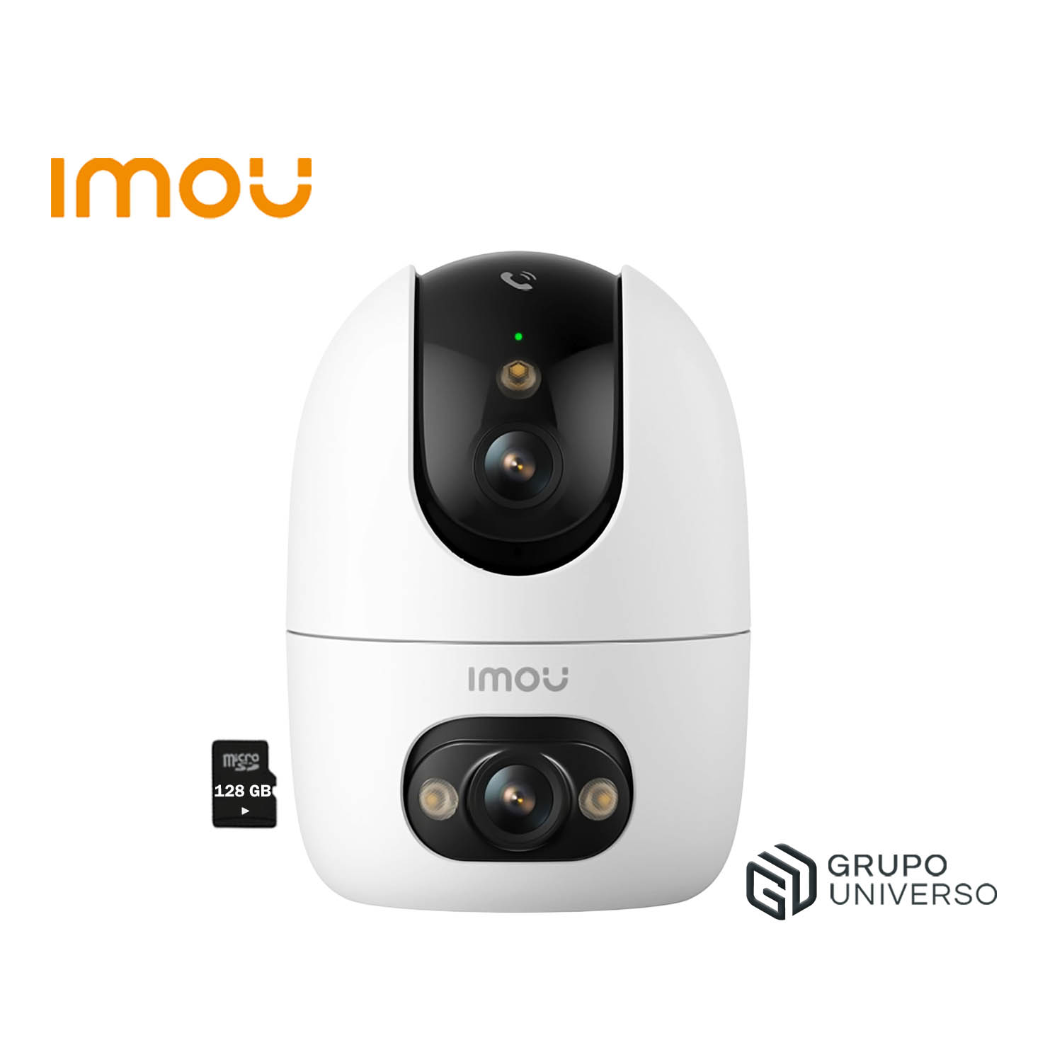 CÁMARA SEGURIDAD IMOU RANGER 2 DUAL 6MP 3MP + 3MP 2 LENTES AUDIO BIDIRECCIONAL LLAMADAAPP 128GB - 1