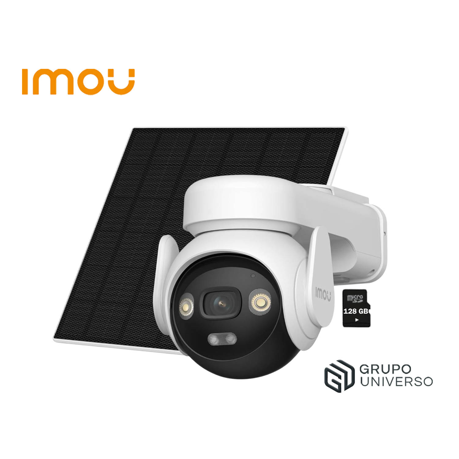 CÁMARA SEGURIDAD IMOU AOV PT 5MP 4G WIFI SEGUIMIENTO INTELIGENTE DISUACIÓN BATERÍA PANELSOLAR 128GB - 1