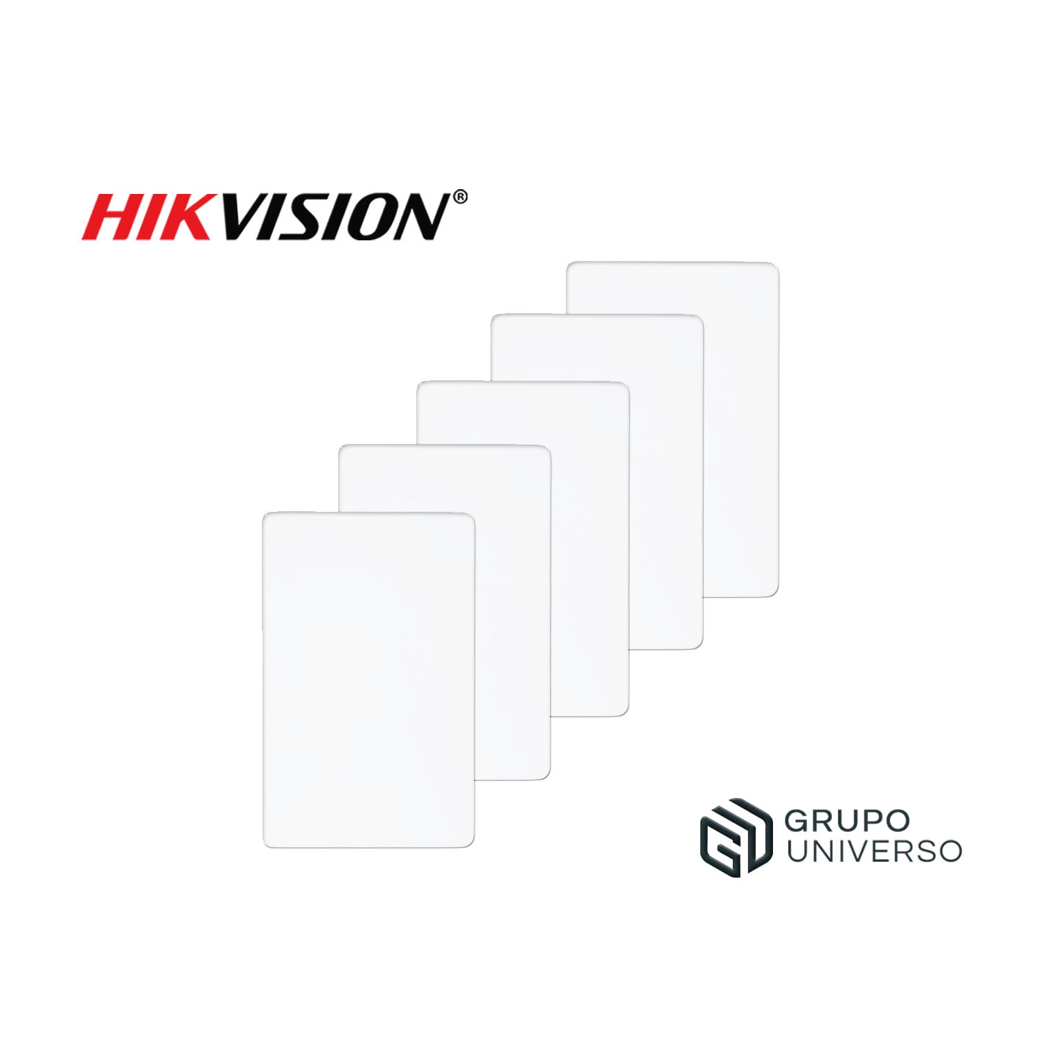 5 TARJETAS DE PROXIMIDAD HIKVISION FM11RF08-M1 DISTANCIA HASTA 10 CM - 1
