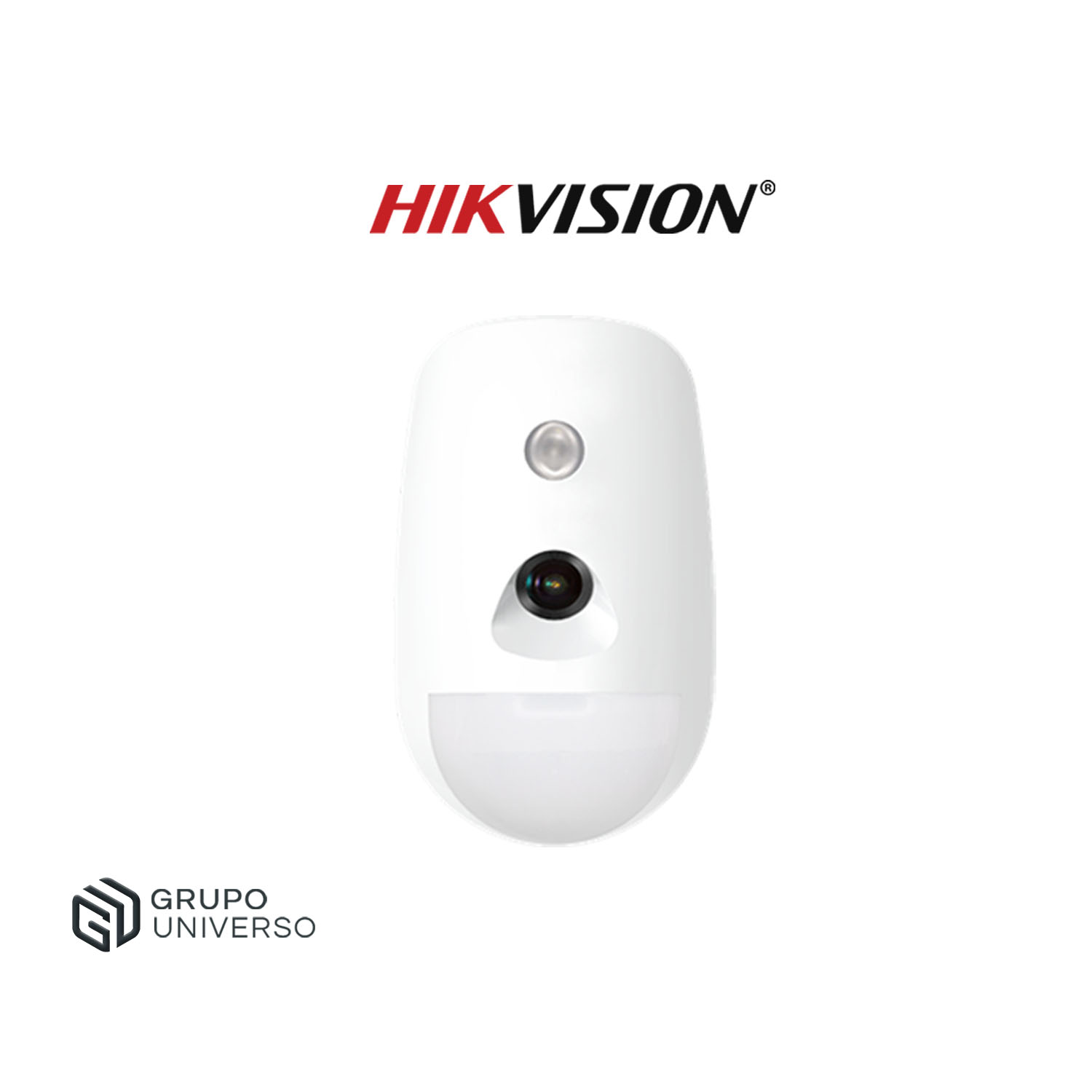 SENSOR PIR HIKVISION DS-PDPC12P-EG2-WB CON CÁMARA INALÁMBRICO DETECCIÓN 15M INTERIOR - 1