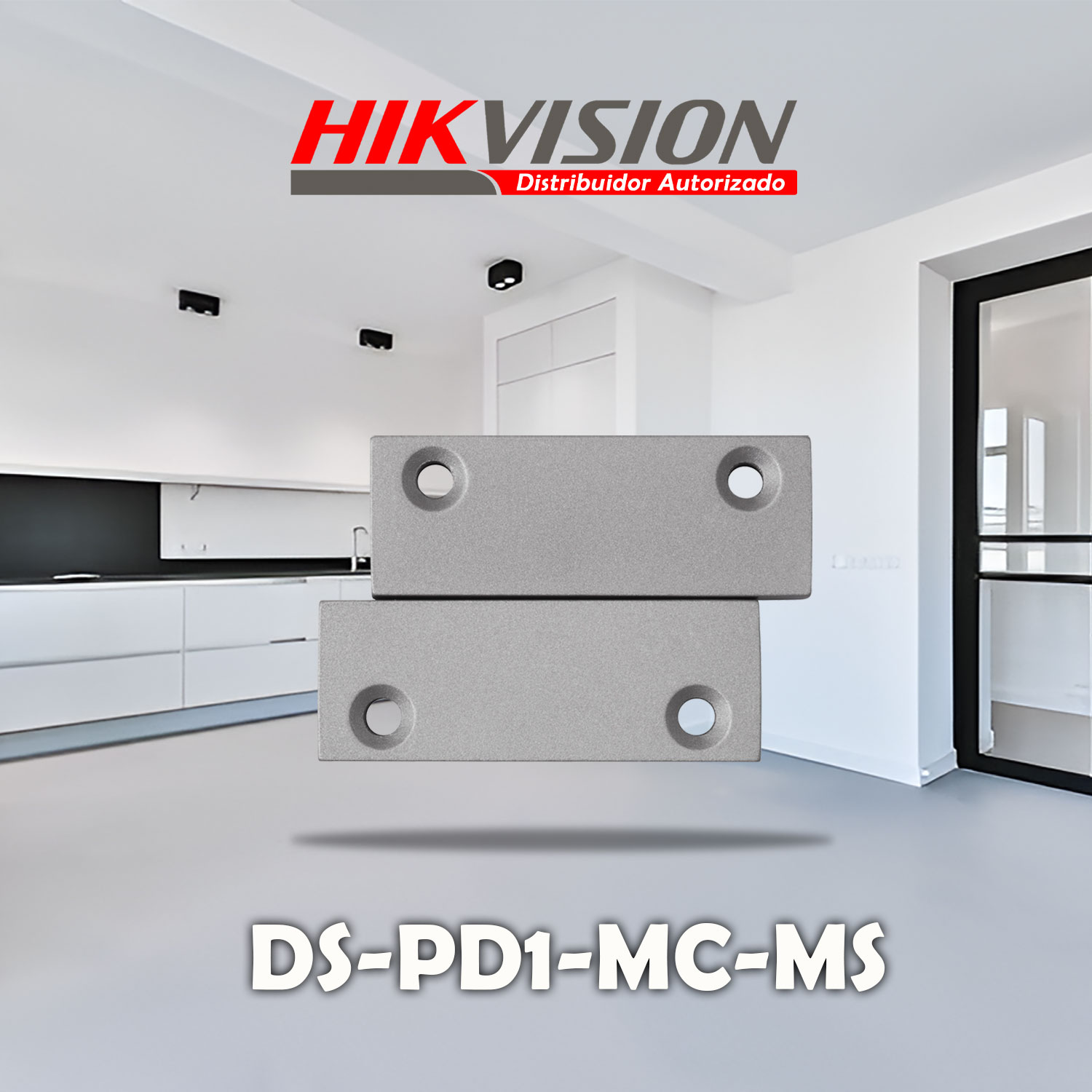 SENSOR MAGNÉTICO HIKVISION DS-PD1-MC-MS PUERTAS VENTANAS CONEXIÓN NC CABLEADO - 2