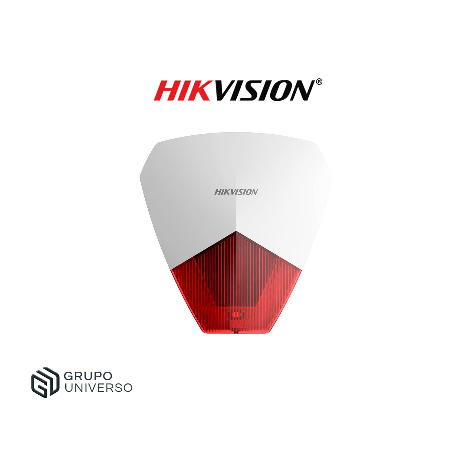 SIRENA HIKVISION DS-PS1-R 105DB SONIDO FLASH LED IP54 CABLEADO - 1