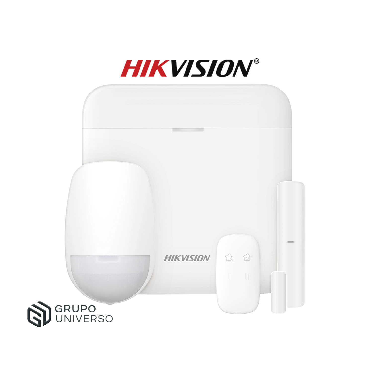 KIT ANTIRROBO HIKVISION AX PRO DS-PWA48-KIT-WB DETECTOR PIR MAGNÉTICO CONTROL PANEL CENTRAL - 1