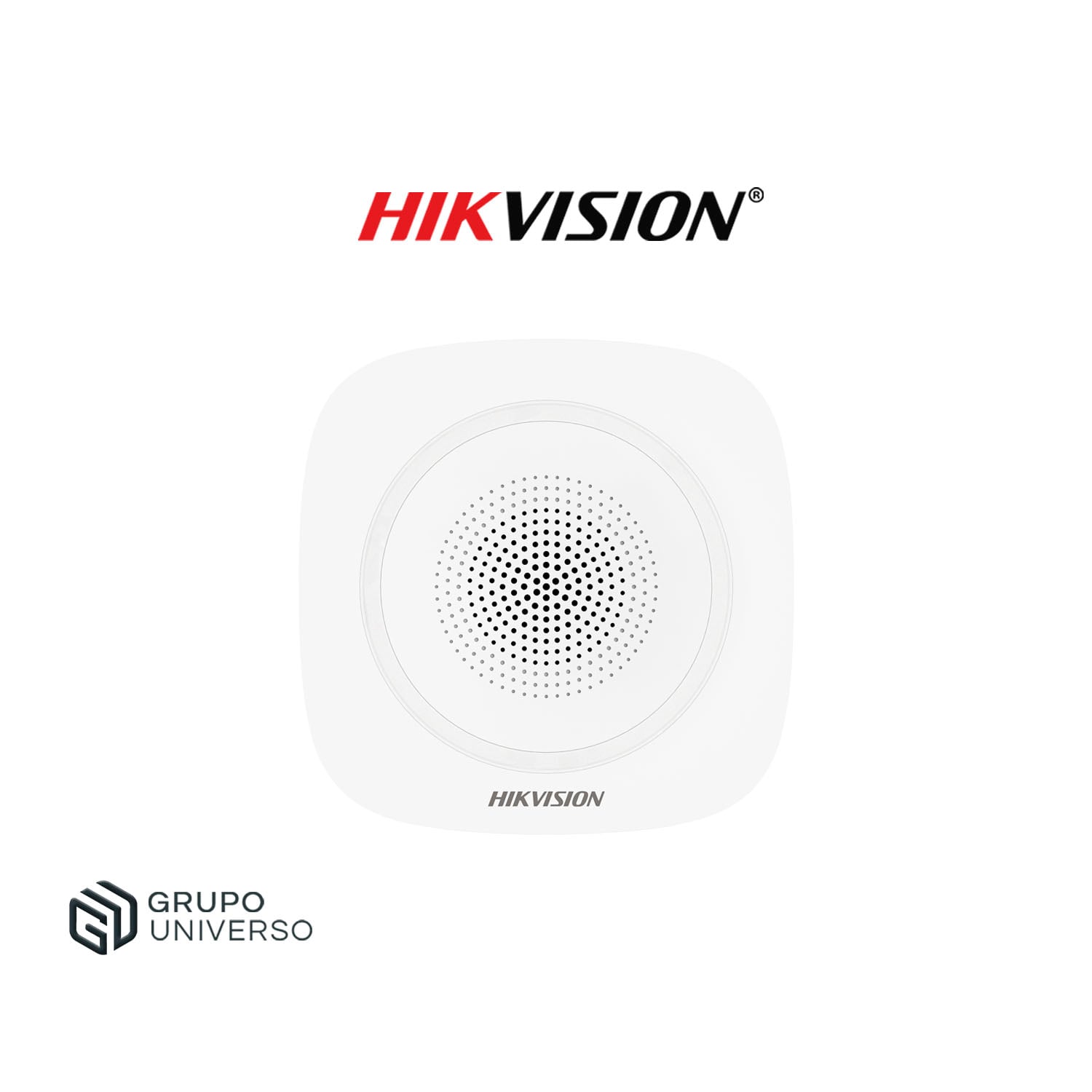 SIRENA HIKVISION DS-PS1-I-WB ALARMA DE INCENDIO, PÁNICO E INTRUSIÓN INTERIOR - 1