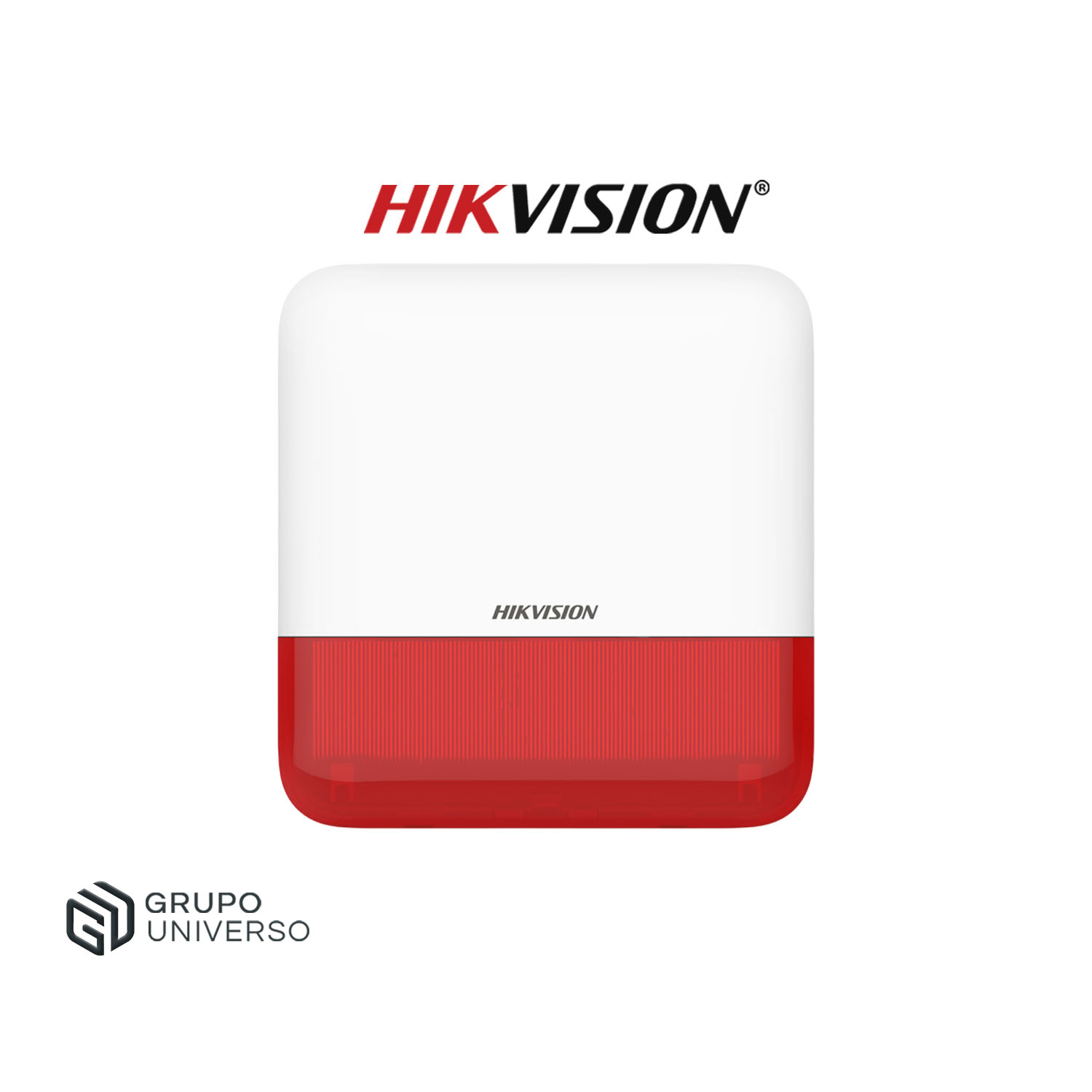 SIRENA HIKVISION DS-PS1-E-WB 3 ALARMAS DE INCENDIO, PÁNICO E INTRUSIÓN EXTERNA - 1