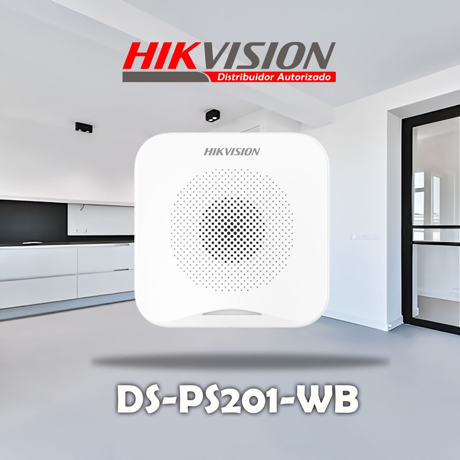 SIRENA HIKVISION DS-PS201-WB ALARMA DE INCENDIO, PÁNICO, MÉDICO E INTRUSIÓN INTERIOR - 2