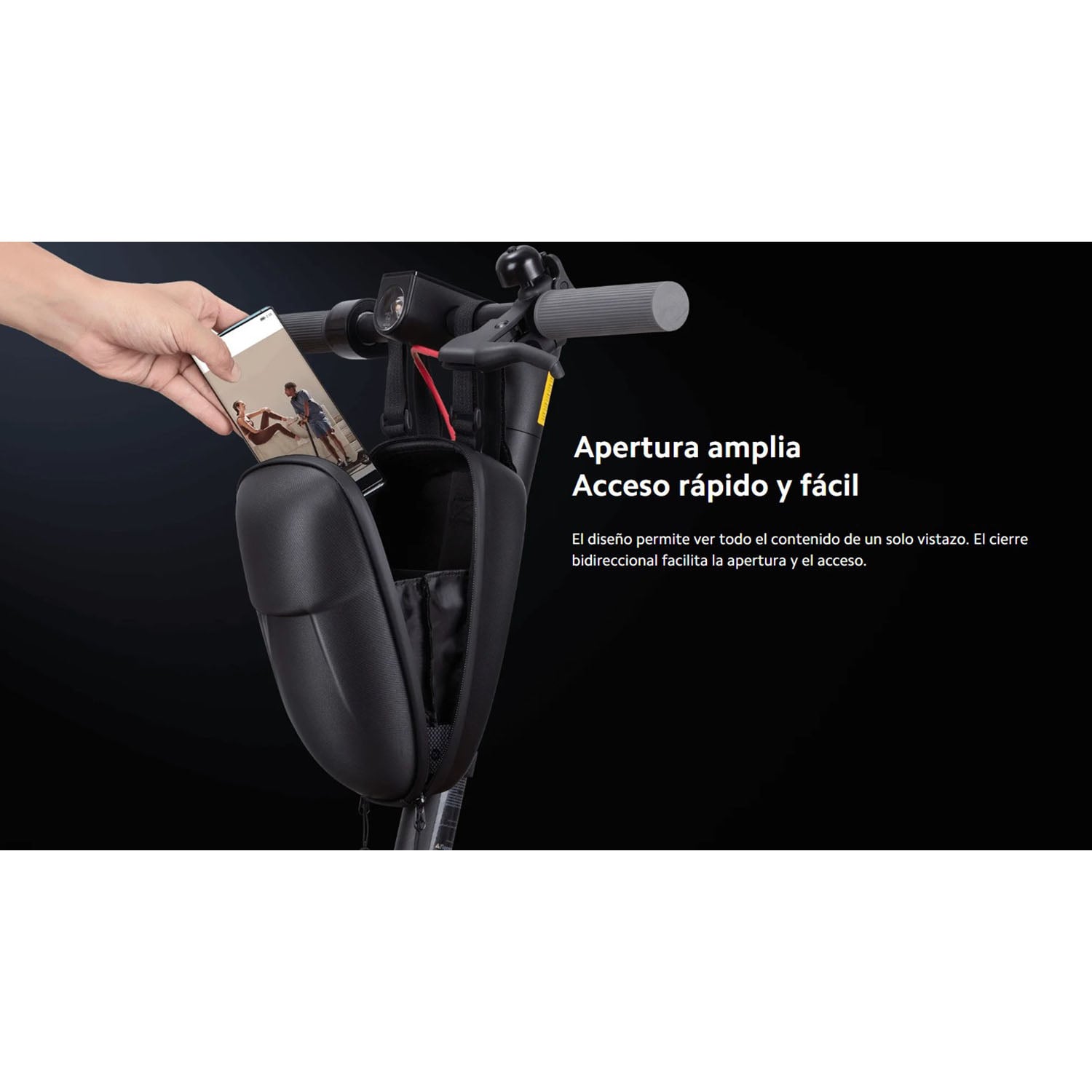 MOCHILA XIAOMI STORAGE BAG PROTECCIÓN CONTRA GOLPES PARA SCOOTER - 2