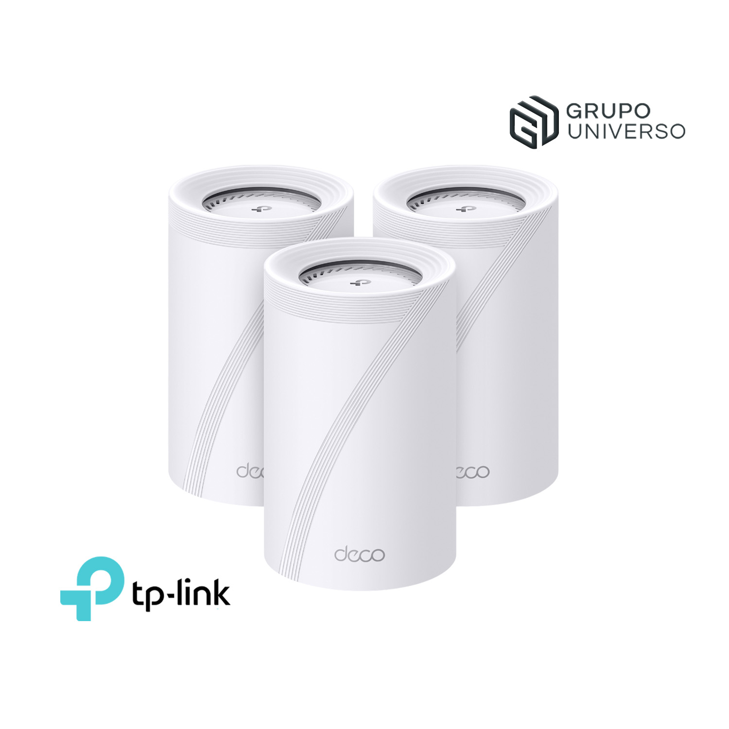 SISTEMA MESH TP-LINK DECO BE77 (3-PACK) TRIBANDA BE17000 WIFI 7 - 1