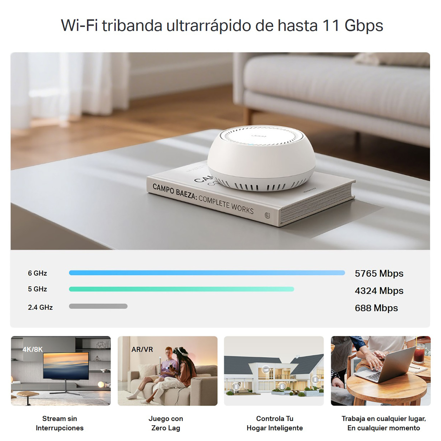 SISTEMA MESH TP-LINK DECO BE65-POE (3-PACK) TRIBANDA BE11000 WIFI 7 - 2