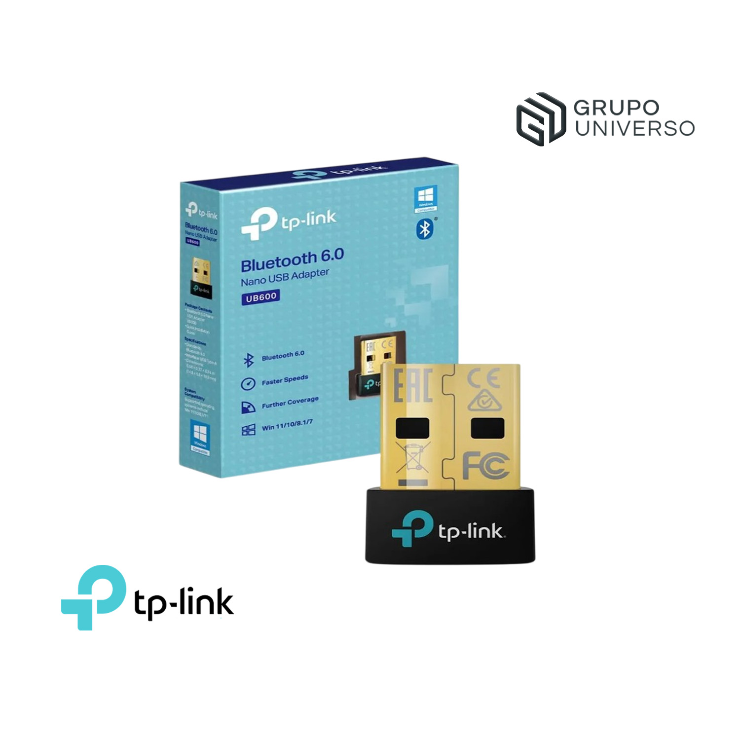 ADAPTADOR BLUETOOTH USB TP-LINK UB600 Bluetooth 6.0 - 1