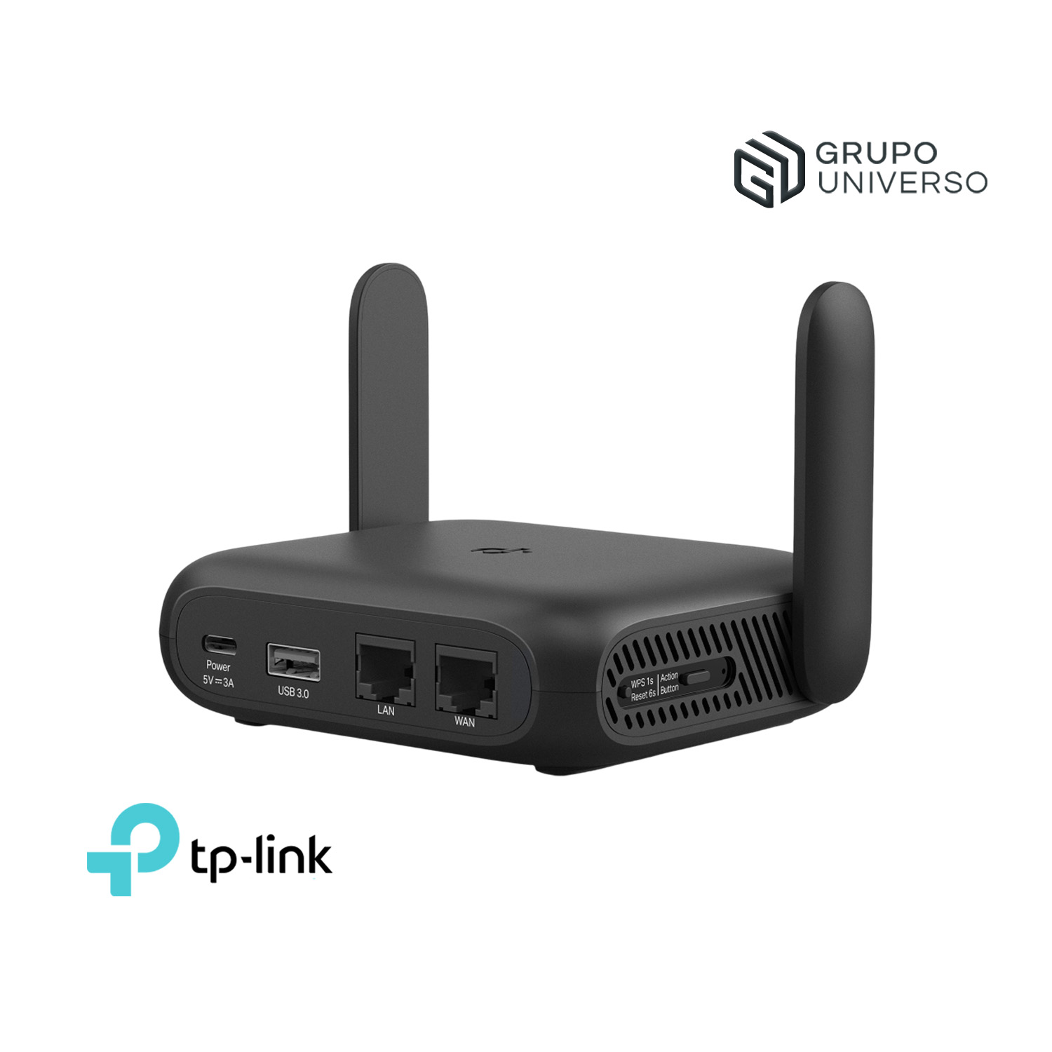 ROUTER TP-LINK TL-WR1512X DOBLE BANDA WIFI 6 AX1500 PORTÁTIL - 1