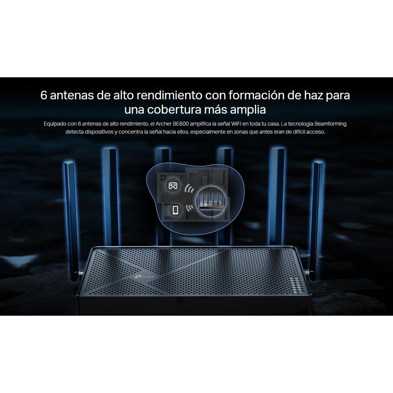 ROUTER TP-LINK ARCHER BE600 WIFI 7 BE9700 TRIBANDA 9,7 GBPS EASYMESH - 4