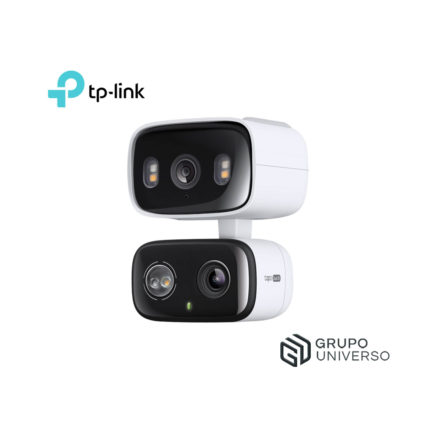 CÁMARA SEGURIDAD TAPO TC34 2K 3MP CAPACIDAD 512GB WIFI DOBLE LENTE DETECTA VEHÍCULO SIRENA EXTERIOR - 1