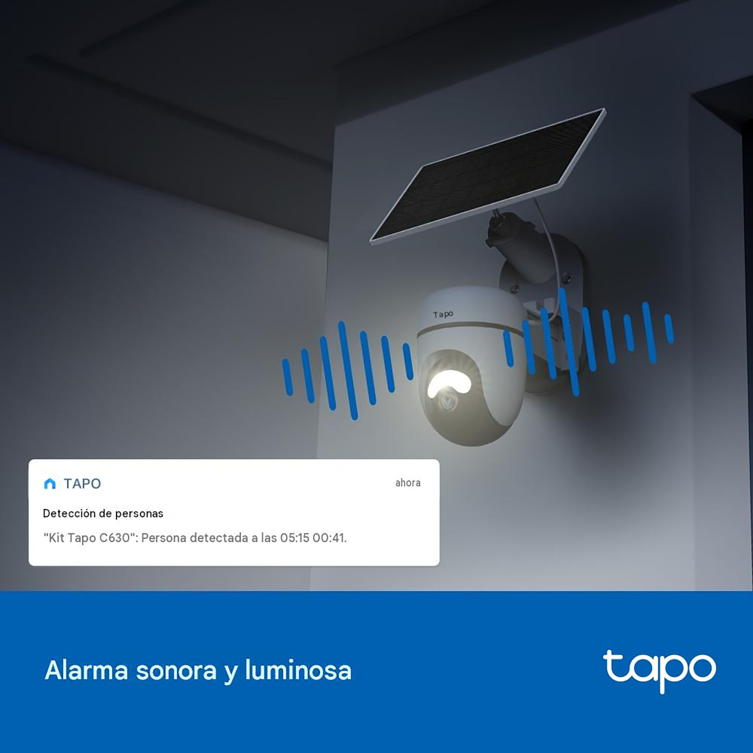 CÁMARA SEGURIDAD TAPO C630 KIT 3K 5MP CAPACIDAD 512GB WIFI DETECTA MASCOTAS BATERÍA PANEL SOLAR - 4