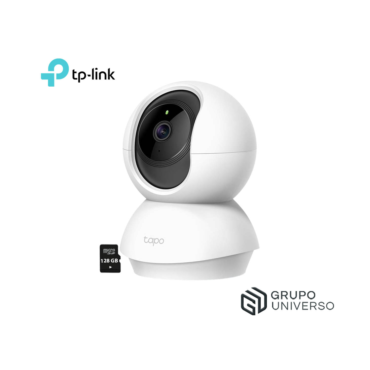 CÁMARA SEGURIDAD TAPO TC71 2K 3MP + SD 128GB WIFI 360 DETECCIÓN MOVIMIENTO AUDIO BIDIRECCIONAL - 1