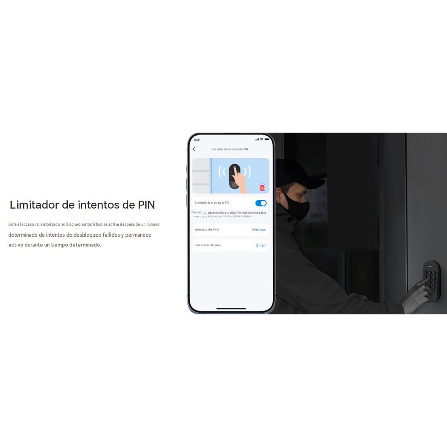 CERRADURA INTELIGENTE TAPO DL100 6 APERTURAS BLOQUEO AUTOMÁTICO - 4