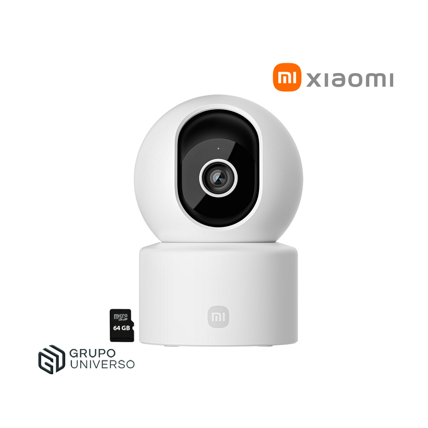 CÁMARA SEGURIDAD XIAOMI C302 3MP + SD 64GB VISIÓN 360 AUDIO BIDIRECCIONAL DETECCIÓN LLANTO BEBÉ - 1