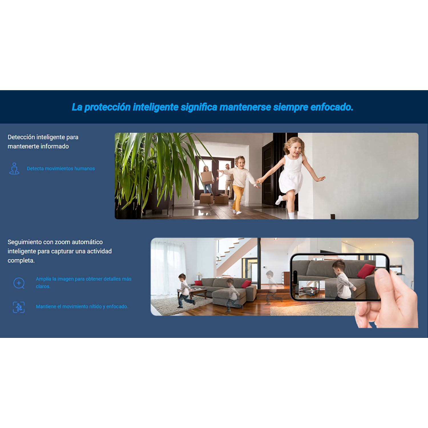 CÁMARA SEGURIDAD EZVIZ C6N G1 3K +SD 256GB PANORÁMICA DETECCIÓN MOVIMIENTO AUDIO BOTÓN LLAMADA - 4