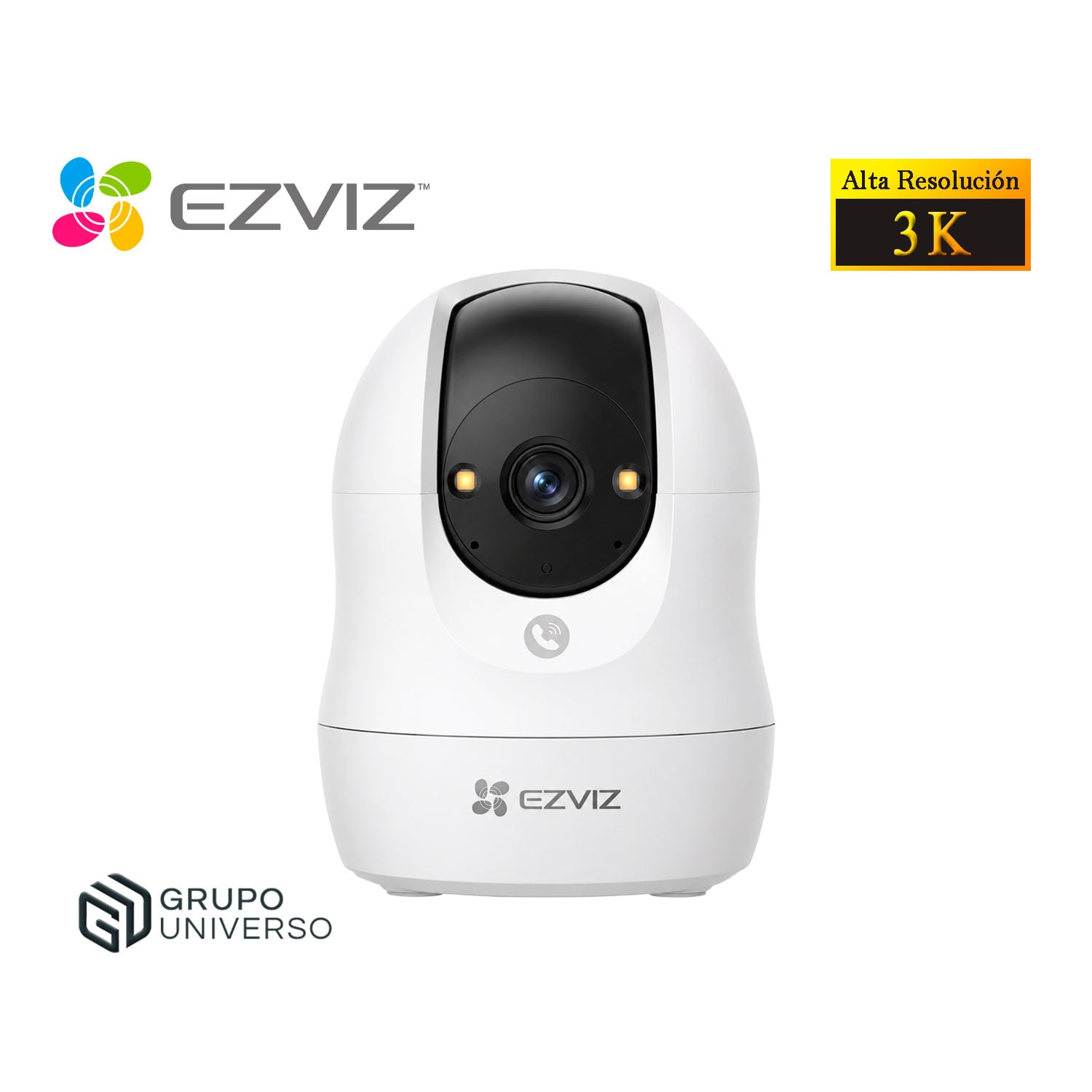 CÁMARA SEGURIDAD EZVIZ C6N G1 3K CAPACIDAD 512GB PANORÁMICA DETECCIÓN MOVIMIENTO AUDIO BOTÓN LLAMADA - 1