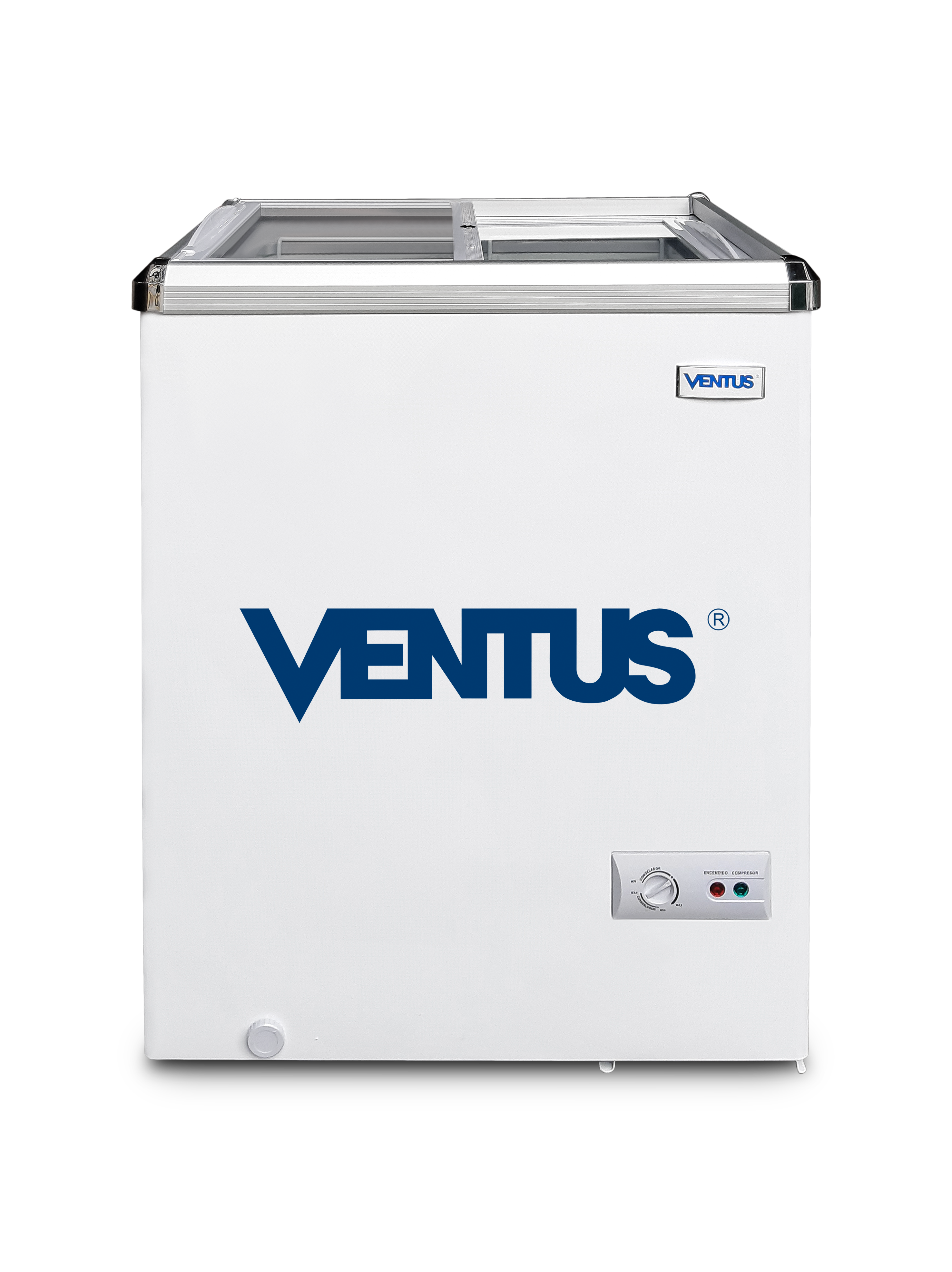 VENTUS CONSERVADORA TAPA VIDRIO CTV-110 BLANCO 110L - 2