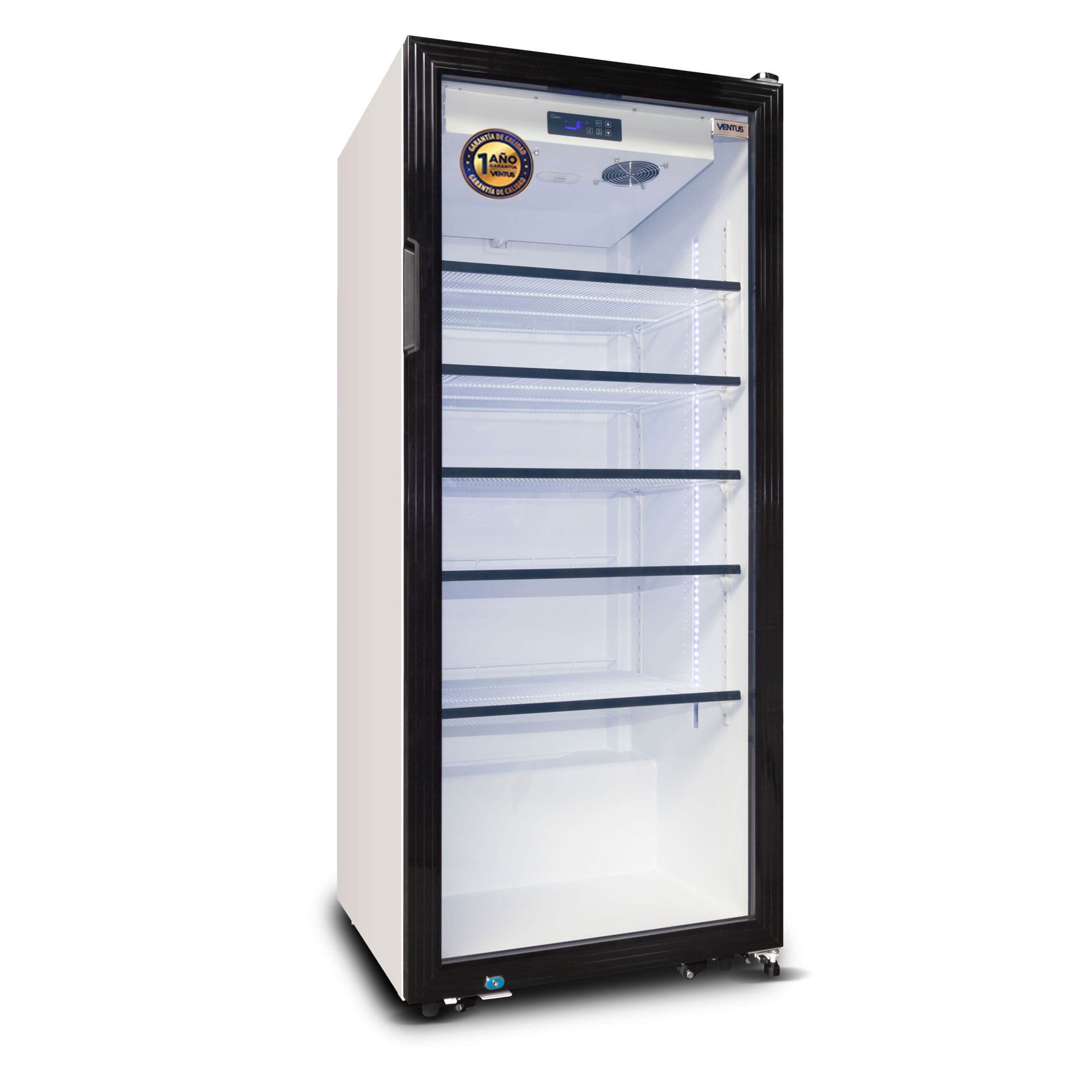 VISICOOLER VENTUS LG-510TC 510L 1 PUERTA NO FROST DOBLE VIDRIO Y LUZ LED - 2