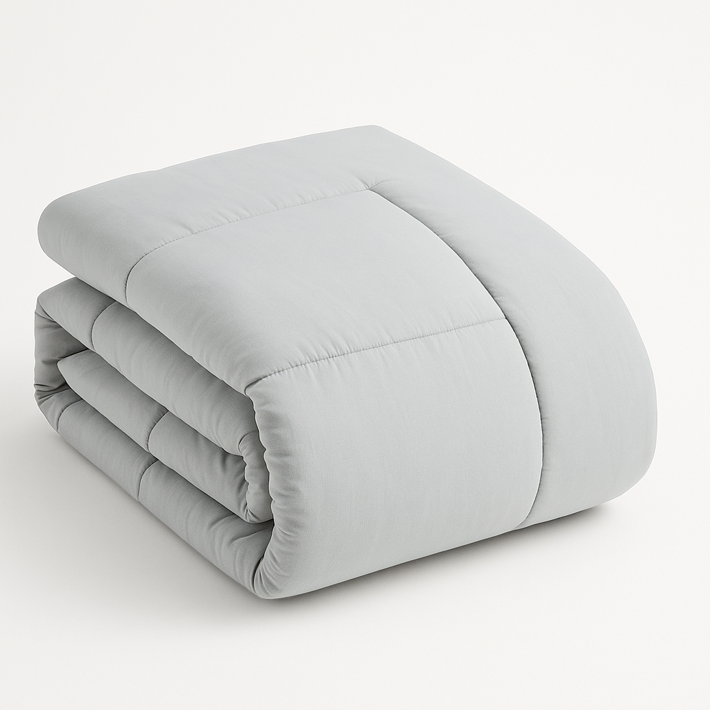 EDREDON NUBE HOGAR 1.5 PLAZA DAILY SET CUADROS ALGODON + FUNDAS DE ALMOHADA - 2