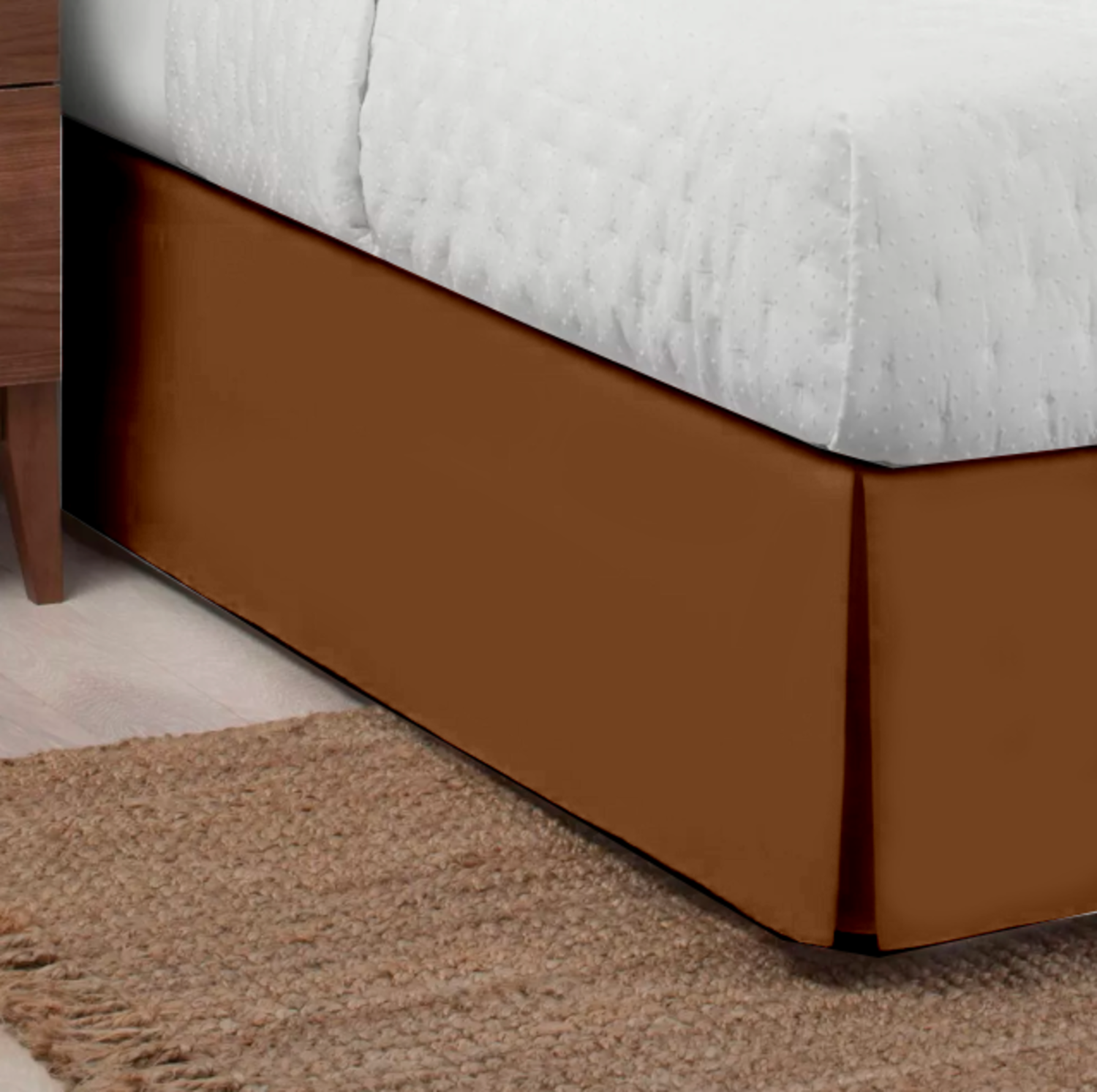 FALDON DE TARIMA QUEEN 152CM X 203CM ELEGANCE MICROFIBRA 35CM - 2