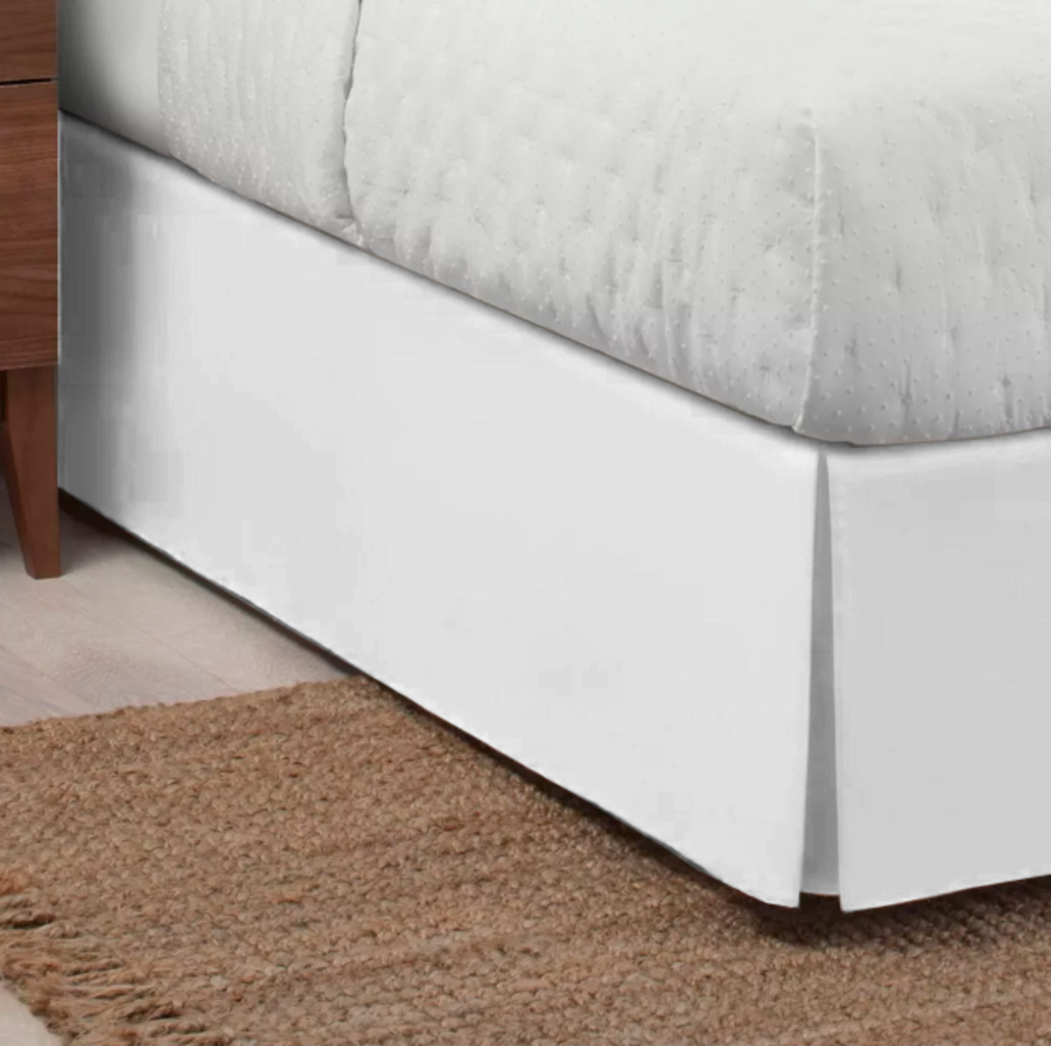 FALDON DE TARIMA QUEEN 160CM X 200CM ELEGANCE MICROFIBRA 30CM - 2