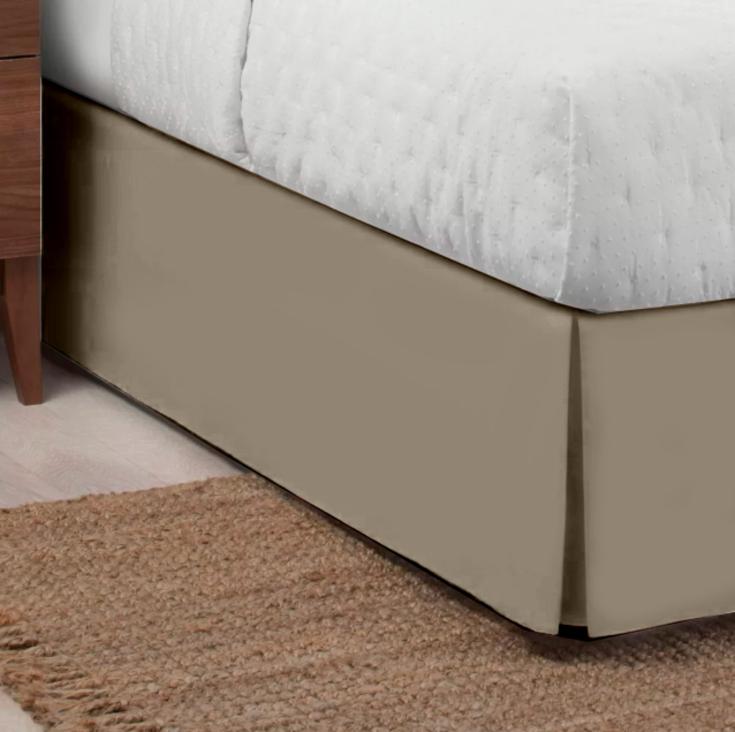 FALDON DE TARIMA KING 200CM X 200CM ELEGANCE MICROFIBRA 35CM - 2