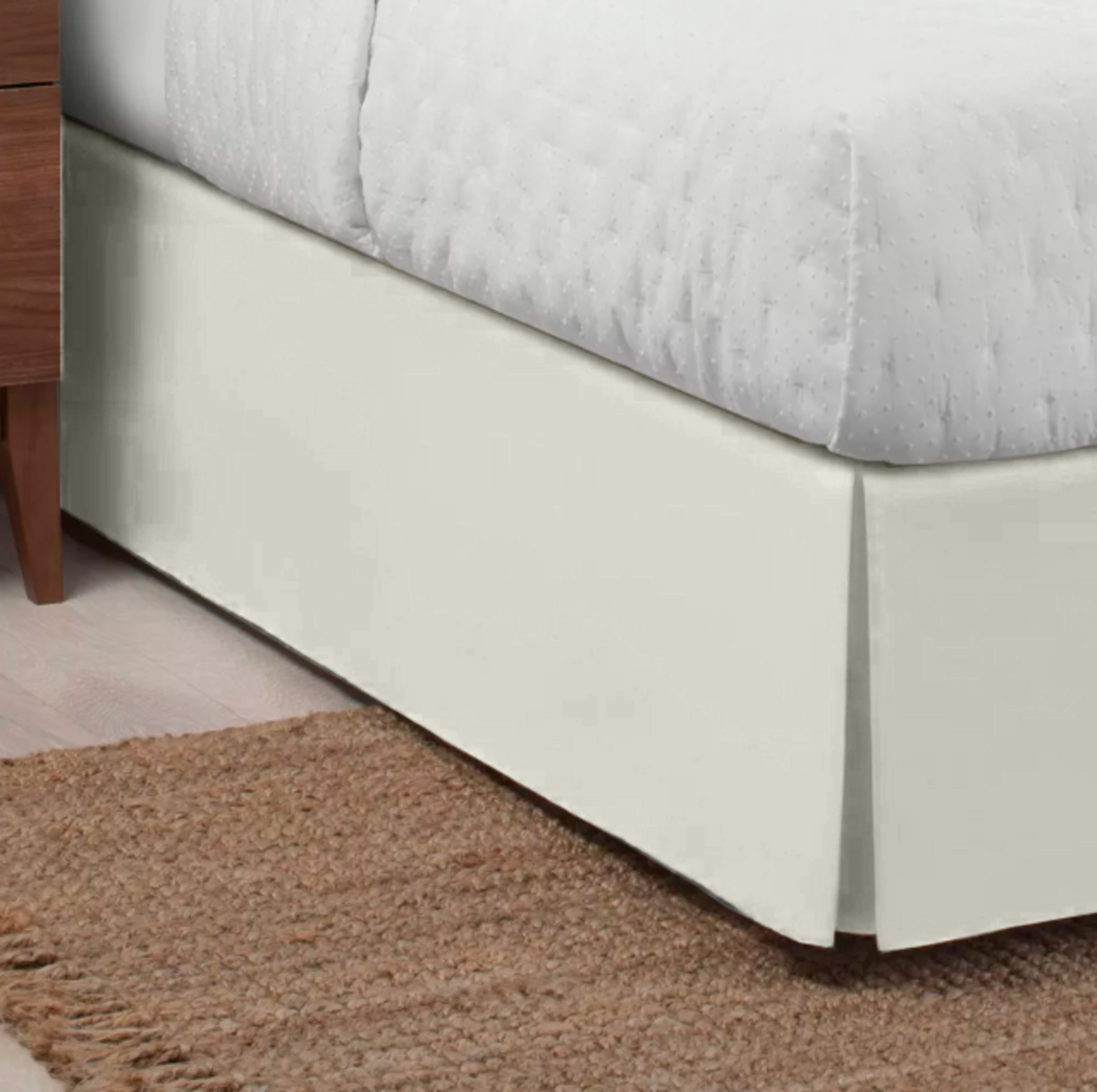 FALDON DE TARIMA QUEEN 152CM X 203CM ELEGANCE MICROFIBRA 30CM - 2