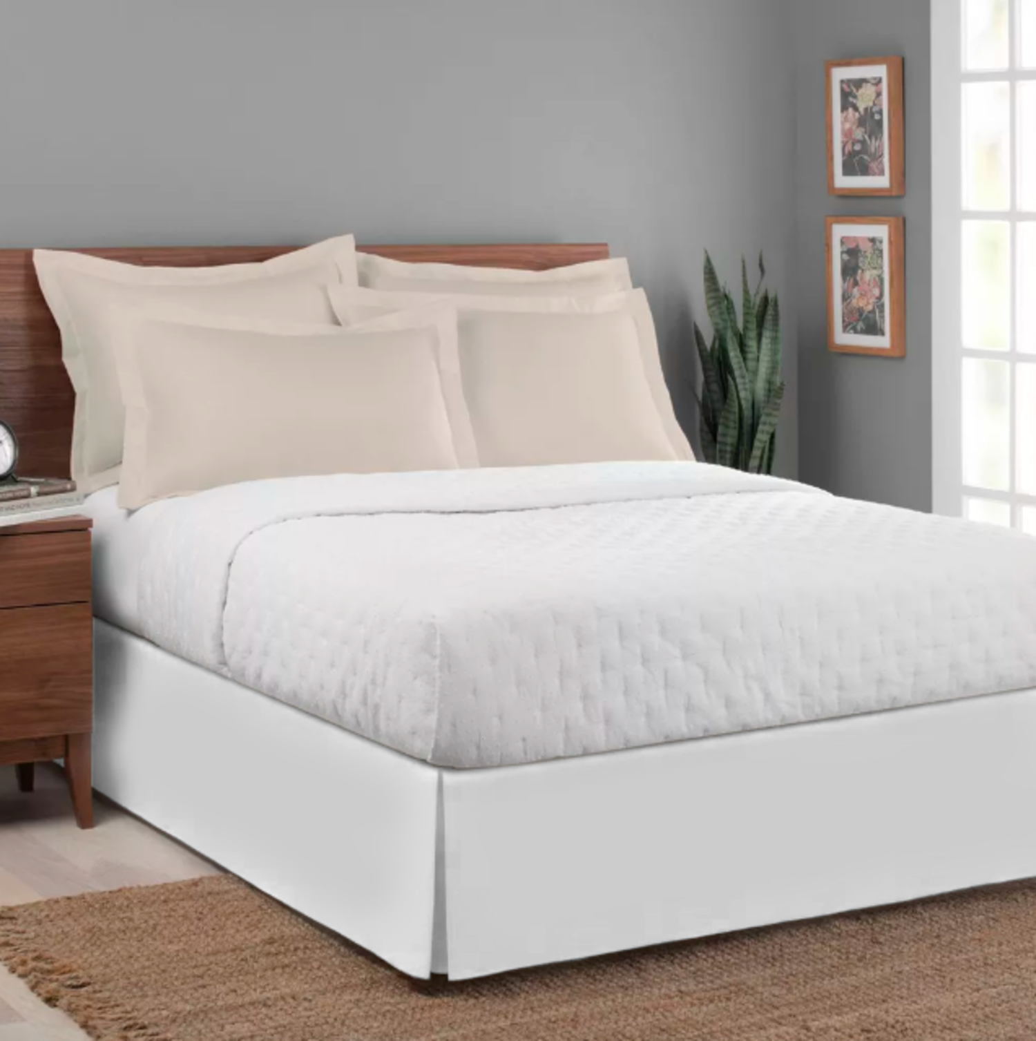 FALDON DE TARIMA 1 PLAZA ELEGANCE MICROFIBRA 30CM - 1
