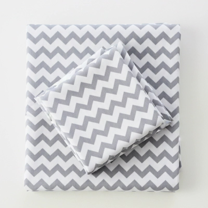 JUEGO DE SÁBANAS ALGODÓN PIMA KING ZIGZAG PLUS SIZE - 3