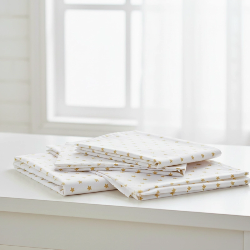JUEGO DE SÁBANAS ALGODÓN PIMA KING WHITE STAR COLOR PLUS SIZE - 2