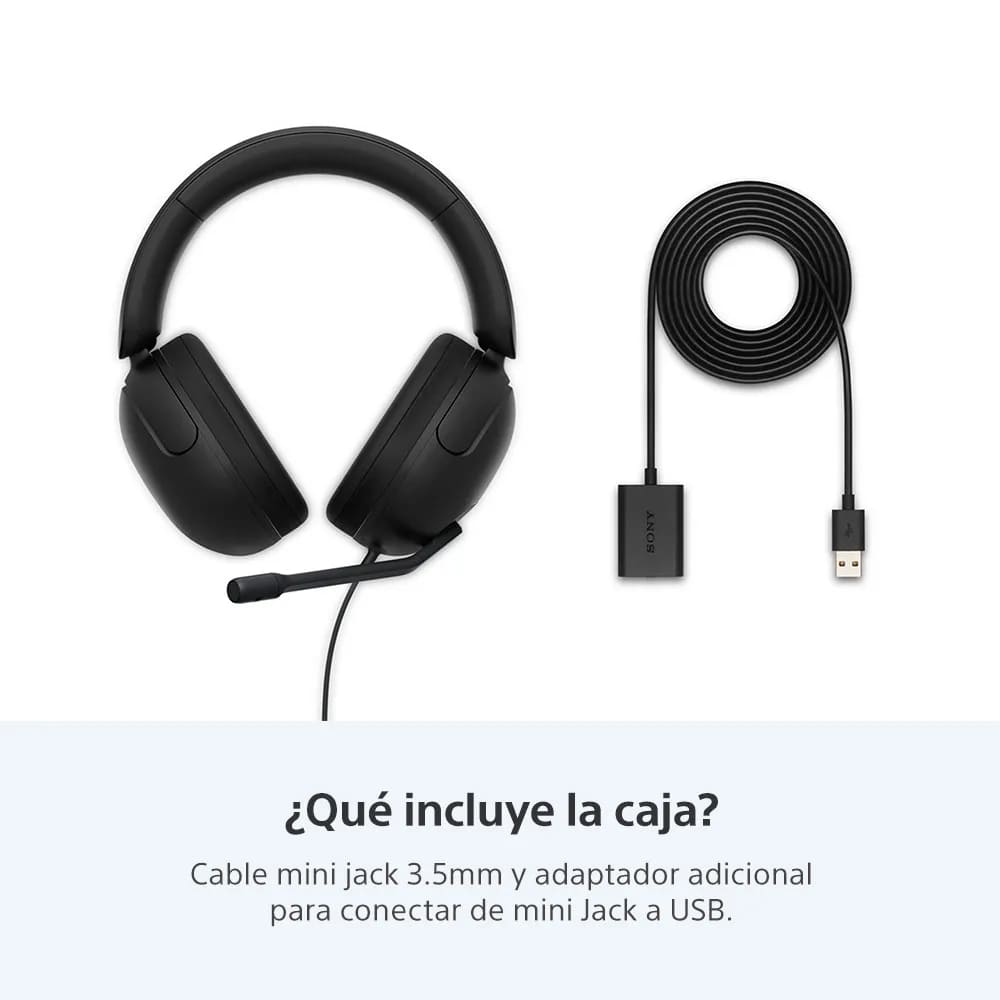 AUDÍFONOS CON CABLE Y MICRÓFONO INZONE H3 MDR-G300 - 2