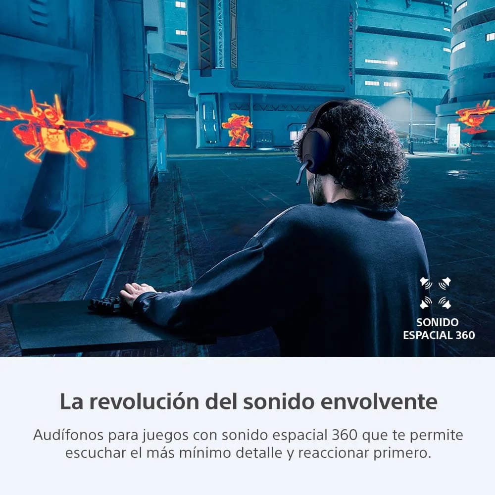 AUDÍFONOS CON CABLE Y MICRÓFONO INZONE H3 MDR-G300 - 4