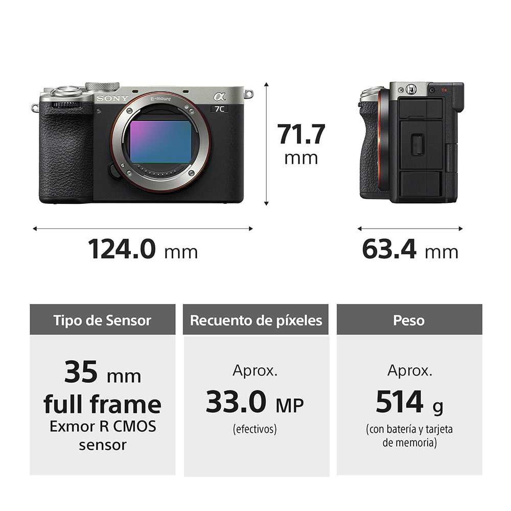 SONY CÁMARA ALPHA ILCE-7CM2 FULL FRAME MIRRORLESS - 2