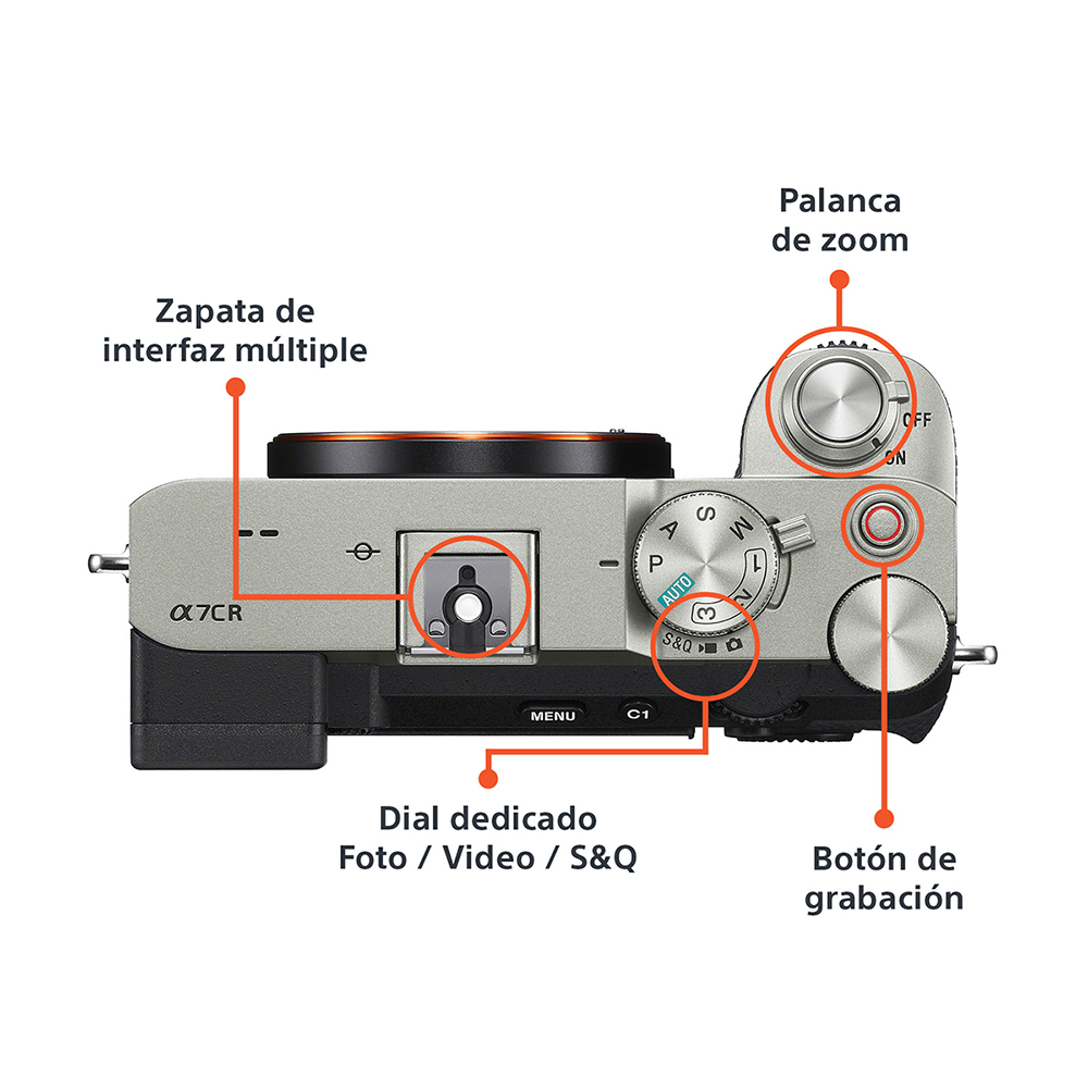 SONY CÁMARA PROFESIONAL ALPHA FULL FRAME MIRRORLESS ILCE-7CR - 3
